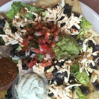 Vegan nacho salad at Golden West Cafe in Baltimore