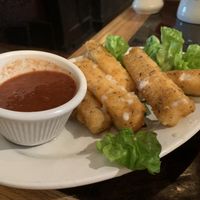 Vegan mozz sticks! at Golden West Cafe in Baltimore