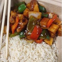 food at Lo Pans Kitchen by Plow Burger in Austin