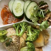 “Egg” combo at Loving Hut - King St in Honolulu