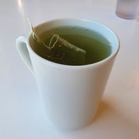 Green tea at Loving Hut - King St in Honolulu