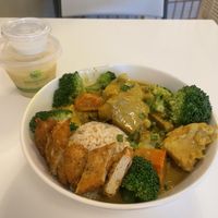 Katsu curry  at Loving Hut - King St in Honolulu