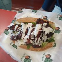 Rib Sandwich at Eliza's Vegan Café in Florence