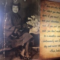   at Eliza's Vegan Café in Florence