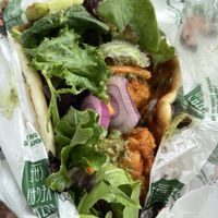 Chickpea Pita  at Eliza's Vegan Café in Florence