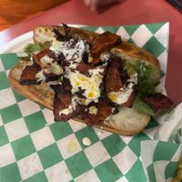 Rib steak sandwich ❤️❤️❤️❤️  at Eliza's Vegan Café in Florence