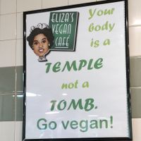  at Eliza's Vegan Café in Florence