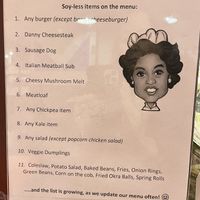   at Eliza's Vegan Café in Florence