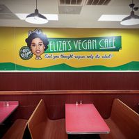   at Eliza's Vegan Café in Florence