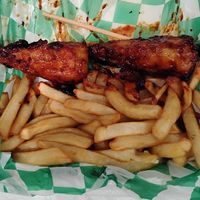 BBQ Wings at Eliza's Vegan Café in Florence