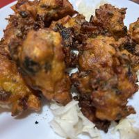 Vegetable pakoras   at Kasturi Indian Cuisine in Winston-salem