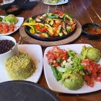 Vegetable fajitas for 2 at Iron Cactus in San Antonio