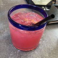 Prickly pear margarita  at Iron Cactus in San Antonio