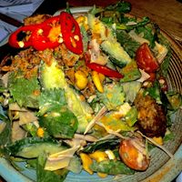 Banana blossom & tempeh salad #Veganuary at Emily Taylor in Fremantle