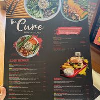 Menu april 2025  at The Cure Bali in Kuta