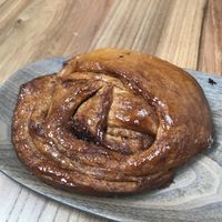 Cinnamon and cardamom bun at Kasvio in Utrecht