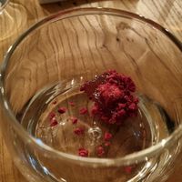 Kombuchasnoepje met gevriesdroogde frambozen at Kasvio in Utrecht