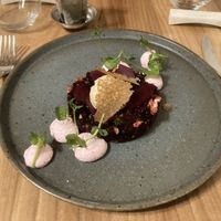 Tartare of beetroot  at Kasvio in Utrecht