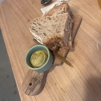 Bread and almond butter   at Kasvio in Utrecht