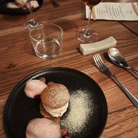 Desert with paired tea (great combination!) at Kasvio in Utrecht