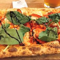 Vegane Pizza at Pizzatopia in Wroclaw