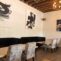 Dining room seating at Earth Cafe in Myrtle Beach