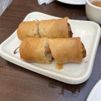 Spring rolls   at Vegetarian Dim Sum House in New York City
