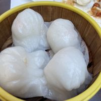 Shrimp dumplings   at Vegetarian Dim Sum House in New York City