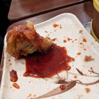 Inside of the napa roll. at Vegetarian Dim Sum House in New York City