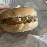 Avocado tomato sausage egg and cheese (sub egg for chick’n) at OCA Mocha in Halethorpe