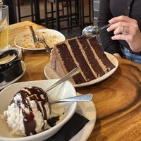 Enormous cake and tasty vegan Ice cream! at TownHall in Columbus