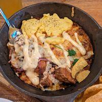 Vegan huevos rancheros at TownHall in Columbus