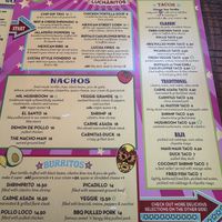 Menu  at Lucharitos in Greenport