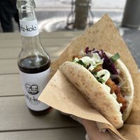 Schnitzel Pita  at Nana Express in Frankfurt