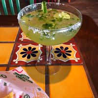 Spicy margarita 🌶🌶 at Bonita's Cantina in St Thomas