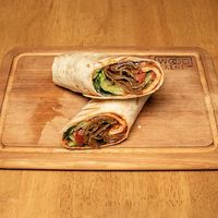 Doner wrap at The Vegan Regime in Istanbul