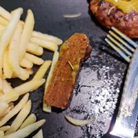 Inside of the steak at The Vegan Regime in Istanbul