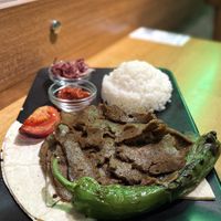 Döner plate at The Vegan Regime in Istanbul