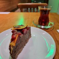 Special cheesecake #Veganuary at The Vegan Regime in Istanbul