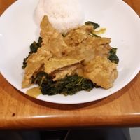 Vegan chicken curry at The Vegan Regime in Istanbul