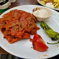 Vegan Iskender at The Vegan Regime in Istanbul