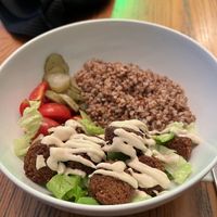 Falafel bowl   at The Vegan Regime in Istanbul