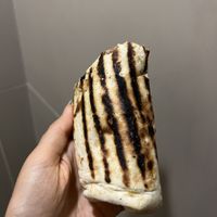Burned wrap  at The Vegan Regime in Istanbul