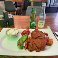 İskender kebab   at The Vegan Regime in Istanbul