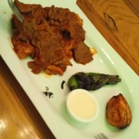 No we didn't eat from it yet, the bread is under the seitan. at The Vegan Regime in Istanbul