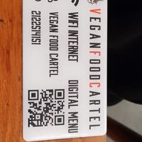 Menu at The Vegan Regime in Istanbul