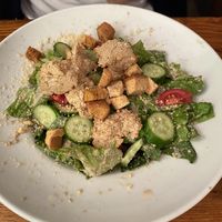 Caesar salad  at The Vegan Regime in Istanbul