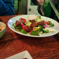 Falafel salad at The Vegan Regime in Istanbul
