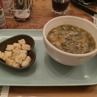 Veggie soup at The Vegan Regime in Istanbul