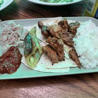 Shish kebab   at The Vegan Regime in Istanbul